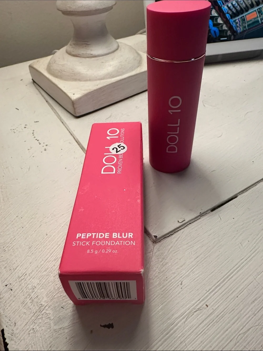 Doll 10 Medium shade, peptide blur stick foundation. New in box